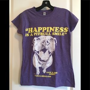 Happiness Is A Pitbull Smile Tee